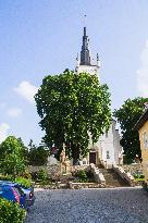 Ostrozska Lhota, Monument of victims of WWI in front of the church of Saint James the Greater