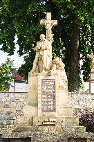 Ostrozska Lhota, Monument of victims of WWI in front of the church of Saint James the Greater