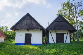 Stara Hora and Kojiny at Vlcnov, traditional wine cellars