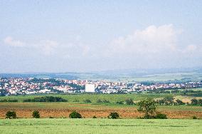 Uhersky Brod, landscape, sky, fields