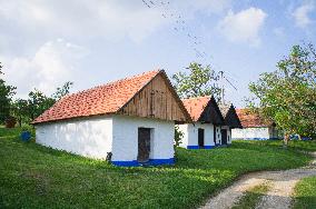 Stara Hora and Kojiny at Vlcnov, traditional wine cellars