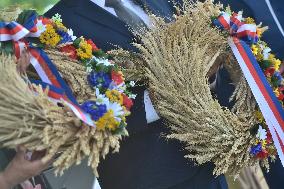 National harvest festival at Zeme zivitelka