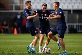 Ladislav Krejci, Lukas Kalvach, Pavel Kaderabek, training