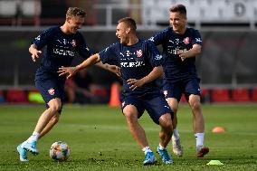 Ladislav Krejci, Lukas Kalvach, Pavel Kaderabek, training