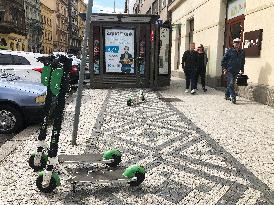 traffic, bikesharing, Prague