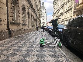 traffic, bikesharing, Prague