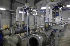 The Eugal pipeline building site