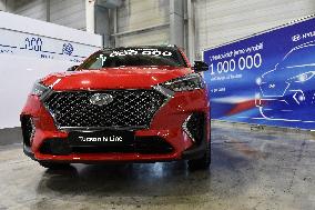 The millionth car type TUSCON, plant Hyundai Nosovice
