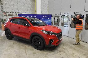 The millionth car type TUSCON, plant Hyundai Nosovice