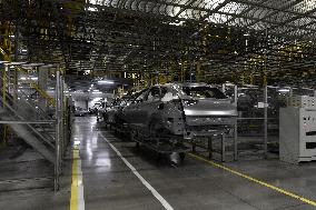 Production assembly line, hall, the millionth car type TUSCON, plant Hyundai Nosovice