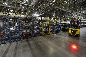 Production assembly line, hall, the millionth car type TUSCON, plant Hyundai Nosovice