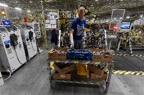 Production assembly line, hall, the millionth car type TUSCON, plant Hyundai Nosovice