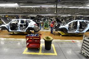 Production assembly line, hall, the millionth car type TUSCON, plant Hyundai Nosovice