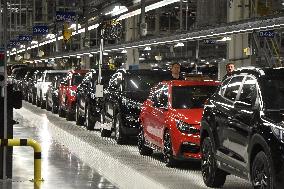 Production assembly line, hall, the millionth car type TUSCON, plant Hyundai Nosovice