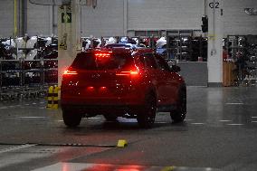 Production assembly line, hall, the millionth car type TUSCON, plant Hyundai Nosovice