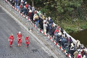 public ceremony to pay last respects to Karel Gott, Zofin Palace, fans, visitors, waiting