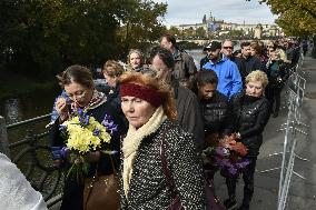 public ceremony to pay last respects to Karel Gott, Zofin Palace, fans, visitors, waiting