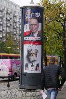 Michal Szczerba, electoral poster, parliamentary elections in Poland
