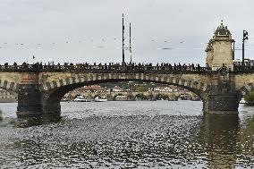 public ceremony to pay last respects to Karel Gott, Zofin Palace