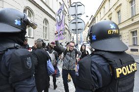 Demonstration of Extinction Rebellion in Prague