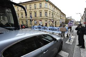 Demonstration of Extinction Rebellion in Prague