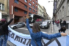 Demonstration of Extinction Rebellion in Prague