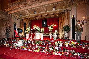 public ceremony to pay last respects to Karel Gott, Zofin Palace