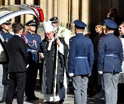 Dominik Duka, Ivana Gottova, mourning ceremony, Karel Gott, St Vitus Cathedral, Prague Castle