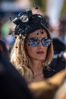 hat, woman, Grand Pardubice steeplechase