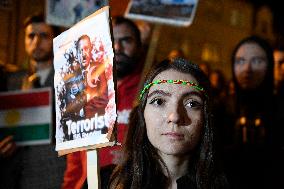 Kurds Protest Prague