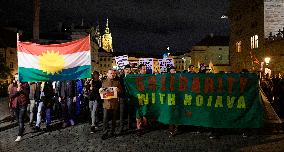 Kurds Protest Prague