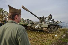 Ralsko - 30 years of freedom, military historical event, tank