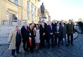 Czech Rectors Conference (CKR), statue of Czechoslovak President Tomas Garrigue Masaryk