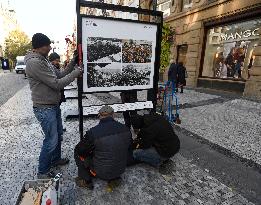 Moments of the Velvet Revolution photographic exhibition, Petr Mlch