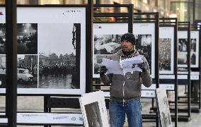 Moments of the Velvet Revolution photographic exhibition, Petr Mlch