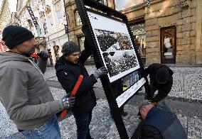 Moments of the Velvet Revolution photographic exhibition, Petr Mlch