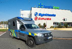 four suffer severe burns in blast in Pardubice plant Explosia, police