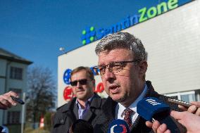 Karel Havlicek, Radomir Krejca, four suffer severe burns in blast in Pardubice plant Explosia