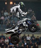 freestyle motocross rider, all-terrain vehicle, ATV, quad