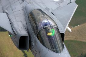 Fighter plane JAS-39C Gripen