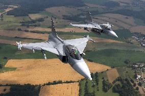 Fighter plane JAS-39C Gripen