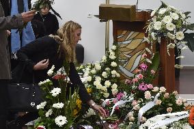 Petra Kvitova, funeral of former Czech tennis player Jana Novotna