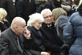 Libuse and Frantisek Novotny, parents, funeral of former Czech tennis player Jana Novotna