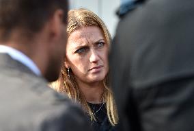 Petra Kvitova, funeral of former Czech tennis player Jana Novotna