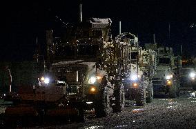 Bagram allied base, Mine-Resistant Ambush Protected (MRAP), military light tactical vehicle