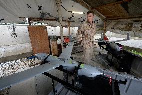 Bagram allied base, soldiers, Czech Scan Eagle team, ScanEagle reconnaissance drones