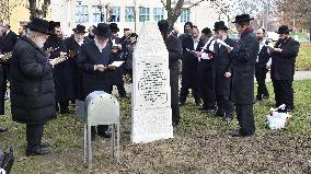 new tomb of Prostejov Rabbi Horowitz