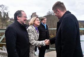 Tomas Petricek, Alexander Schallenberg, Johanna Mikl-Leitner