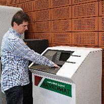 the very first ATM installed in the former Czechoslovakia