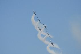 Akrobaticka skupina Breitling na CIAF 2019, Hradec Kralove, Albatros